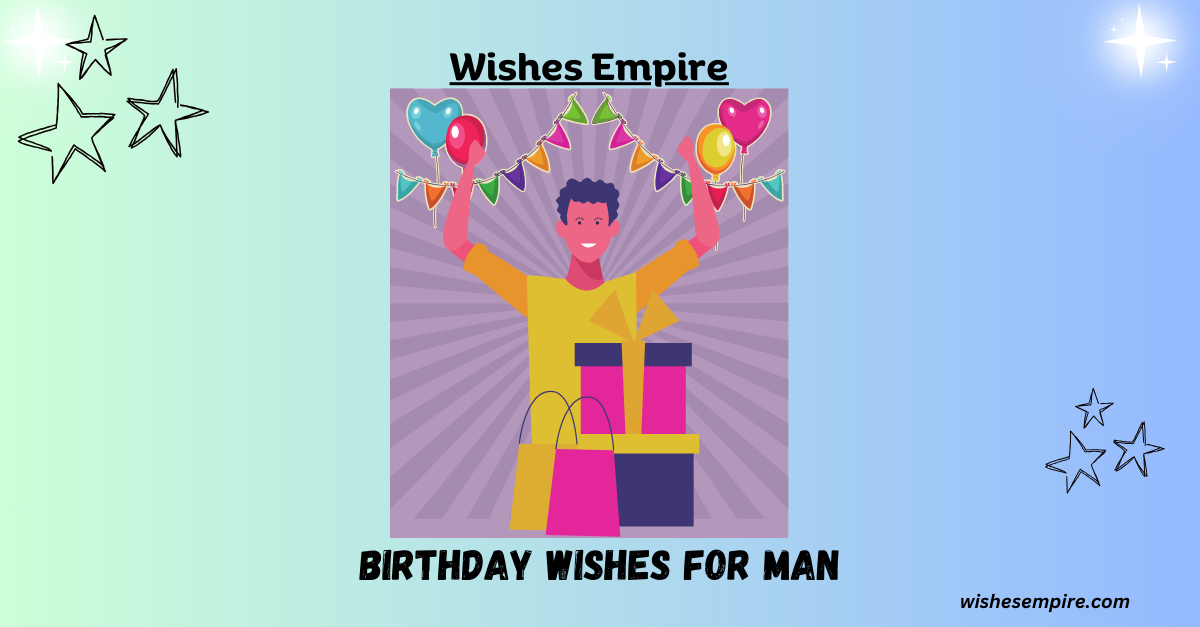 Birthday wishes for Man