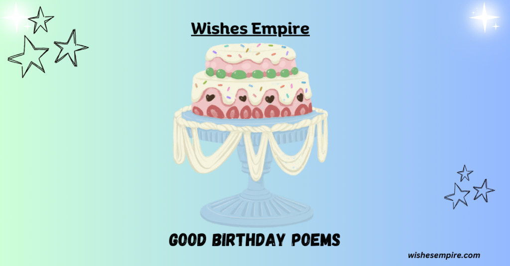 Good Birthday Poems
