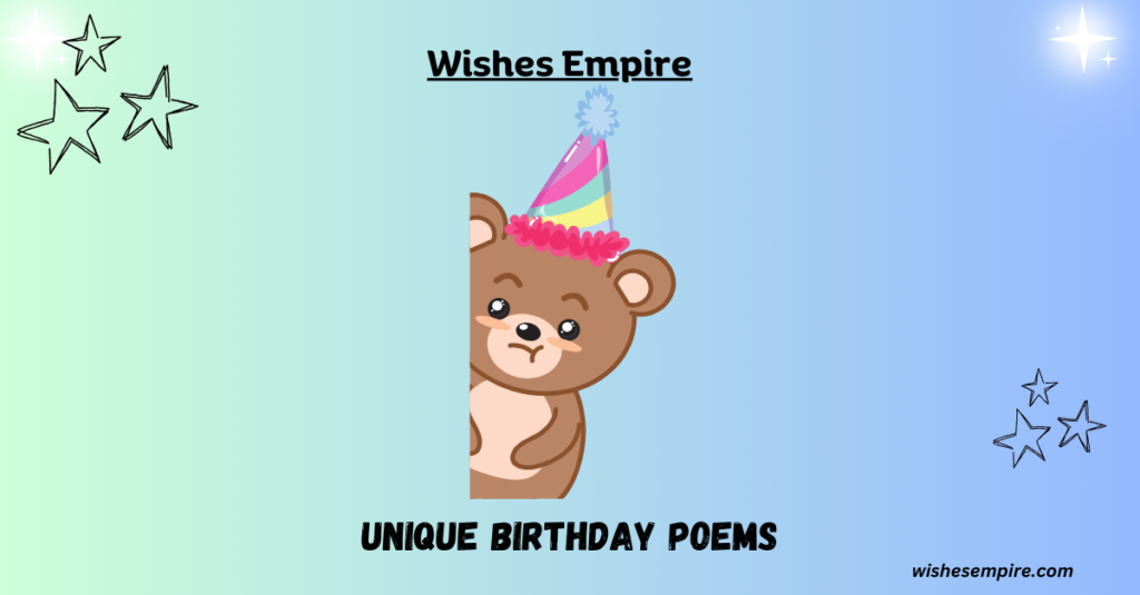 Unique Birthday Poems
