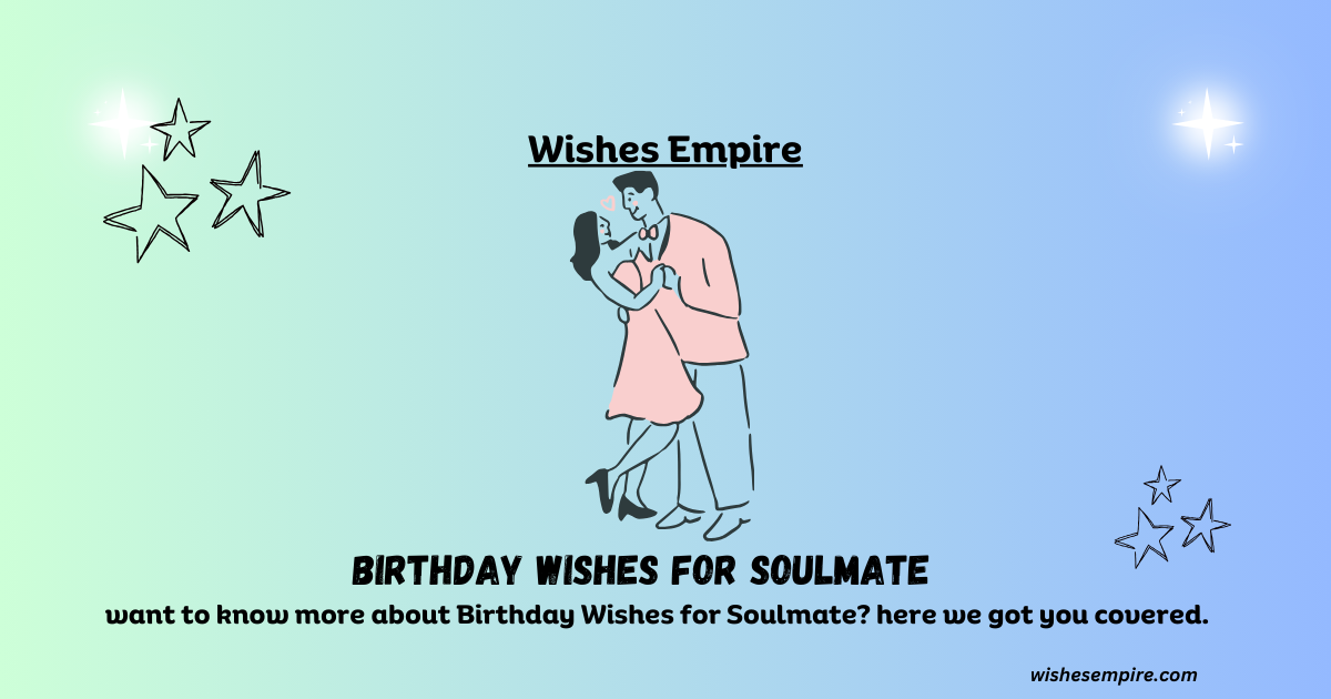 Birthday Wishes for Soulmate