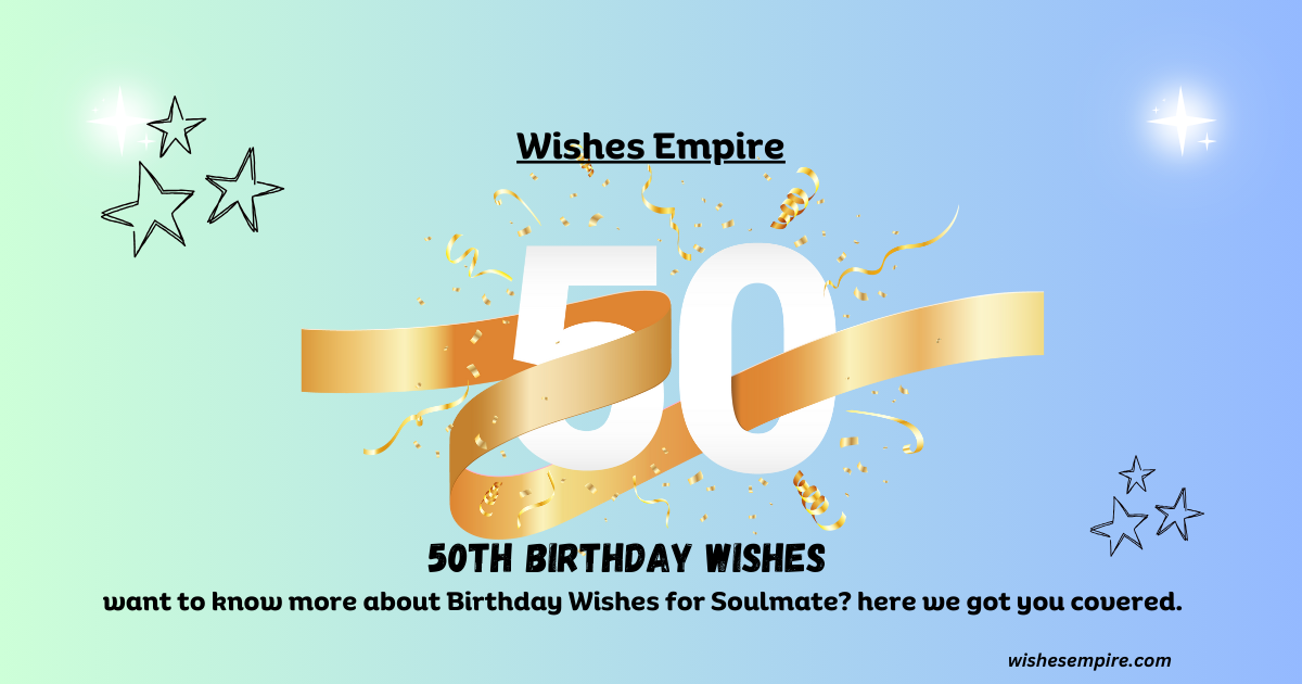 50th Birthday wishes