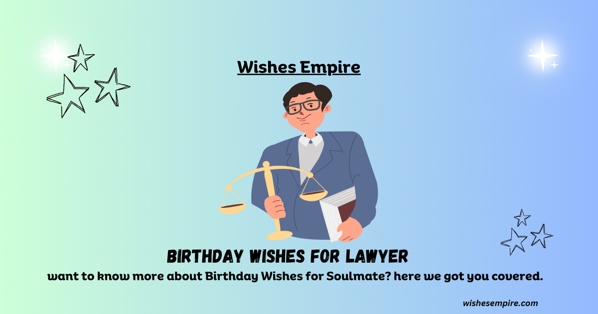 Birthday wishes for Lawyer
